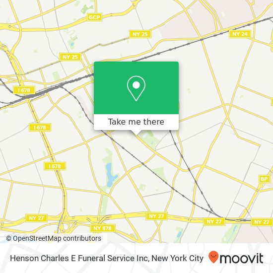 Mapa de Henson Charles E Funeral Service Inc