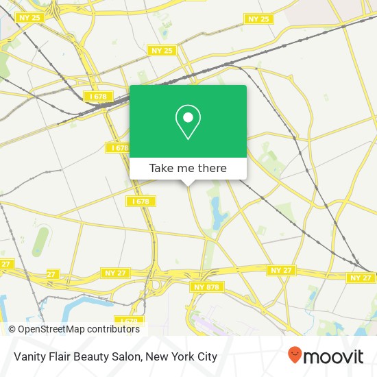 Vanity Flair Beauty Salon map