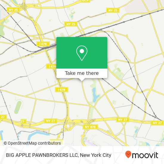 Mapa de BIG APPLE PAWNBROKERS LLC