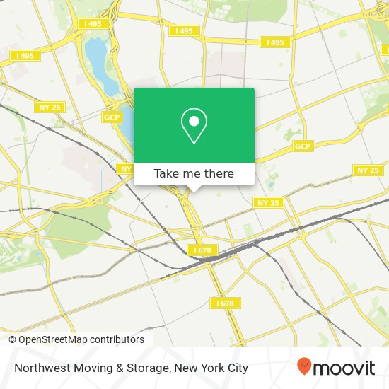 Northwest Moving & Storage map