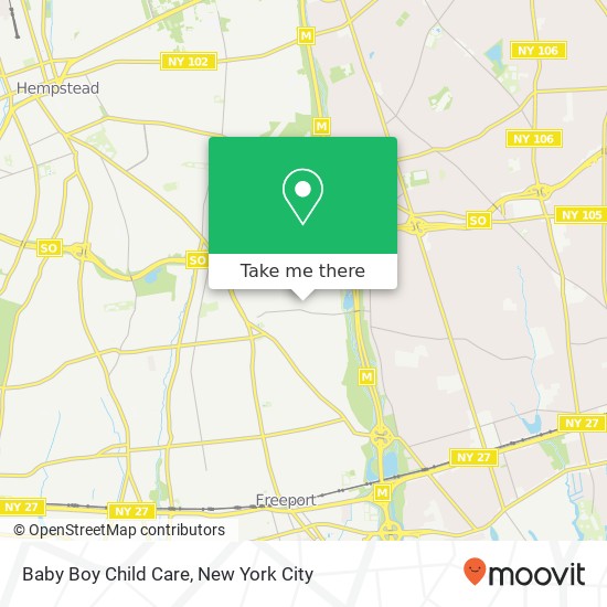 Mapa de Baby Boy Child Care