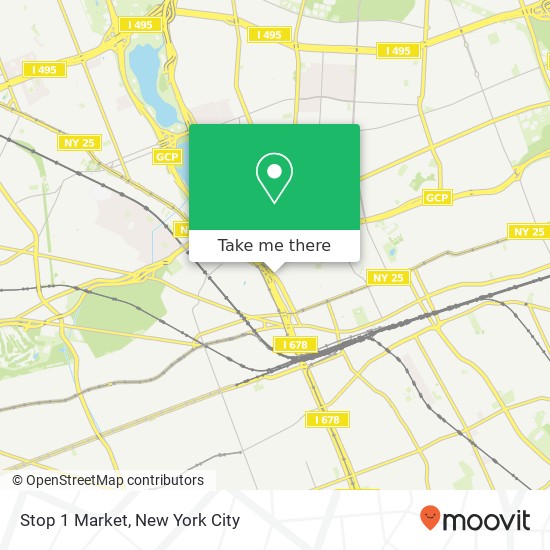 Mapa de Stop 1 Market