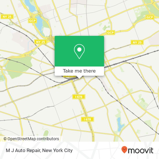 M J Auto Repair map