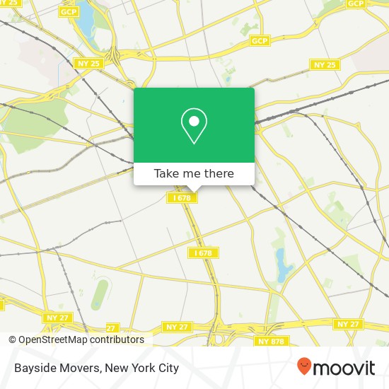 Mapa de Bayside Movers