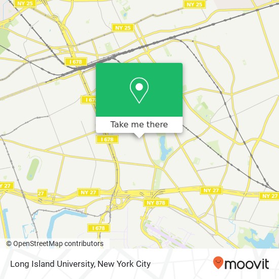 Long Island University map