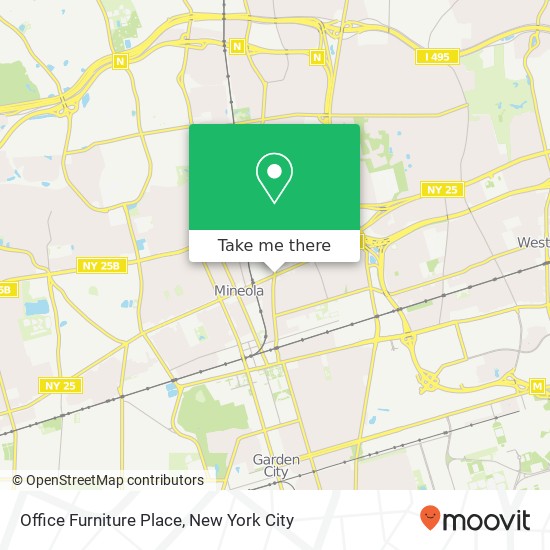 Office Furniture Place map