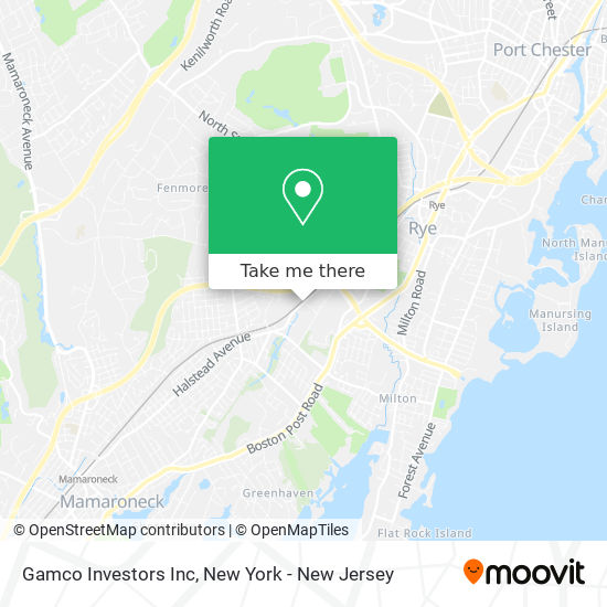 Mapa de Gamco Investors Inc