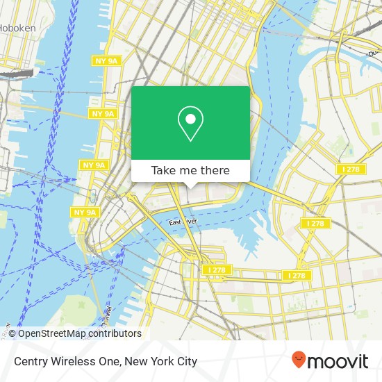 Centry Wireless One map