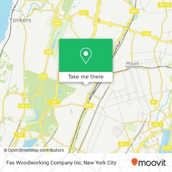 Fas Woodworking Company Inc map