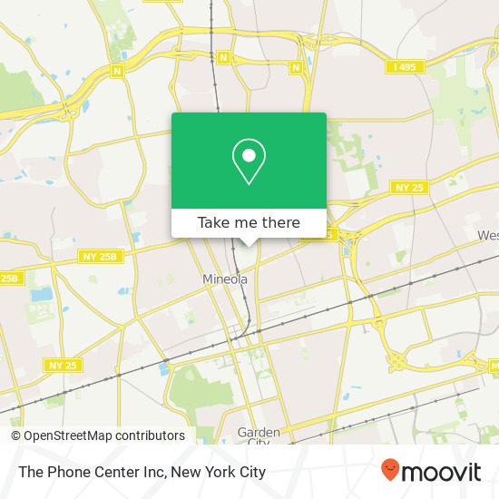 Mapa de The Phone Center Inc