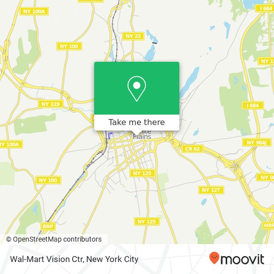 Wal-Mart Vision Ctr map