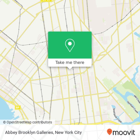 Abbey Brooklyn Galleries map