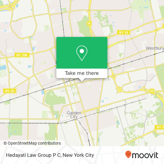 Hedayati Law Group P C map