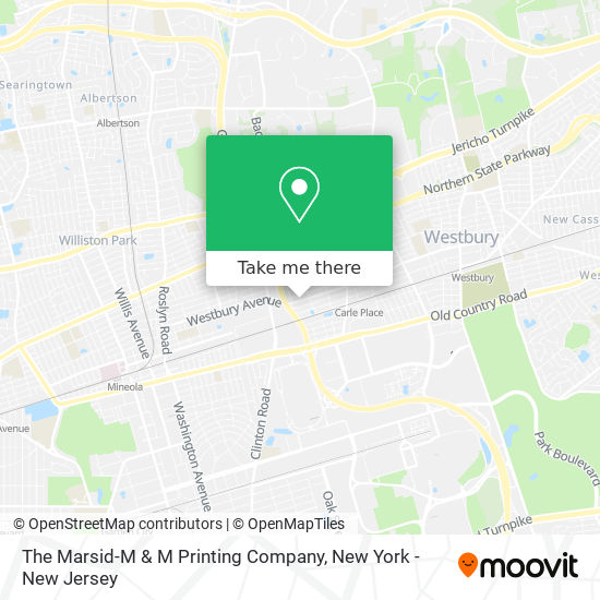 Mapa de The Marsid-M & M Printing Company