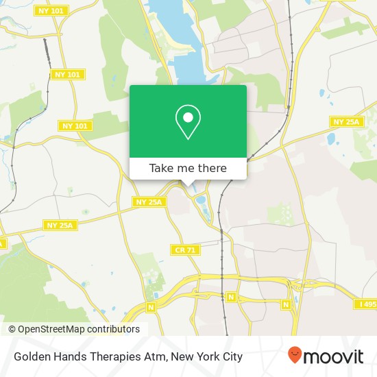 Mapa de Golden Hands Therapies Atm