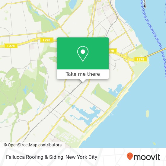 Fallucca Roofing & Siding map