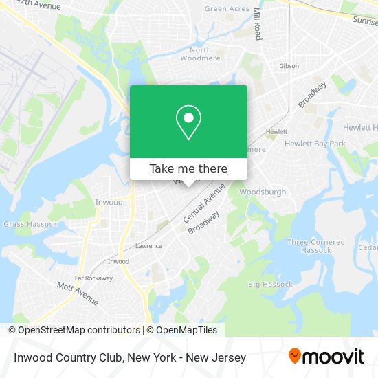 Inwood Country Club map
