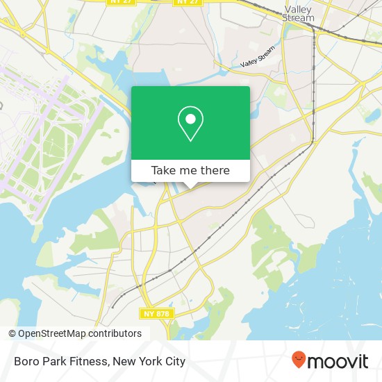 Boro Park Fitness map