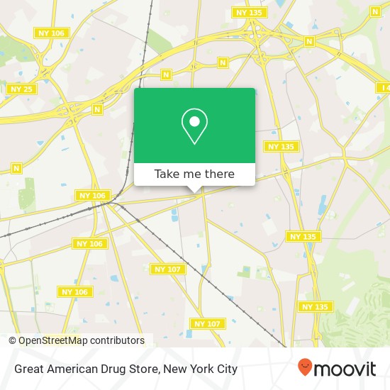 Great American Drug Store map