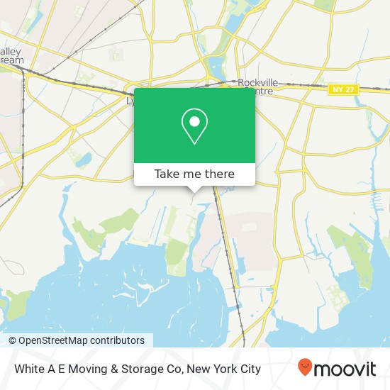 Mapa de White A E Moving & Storage Co