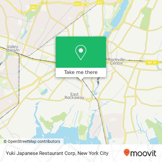 Mapa de Yuki Japanese Restaurant Corp