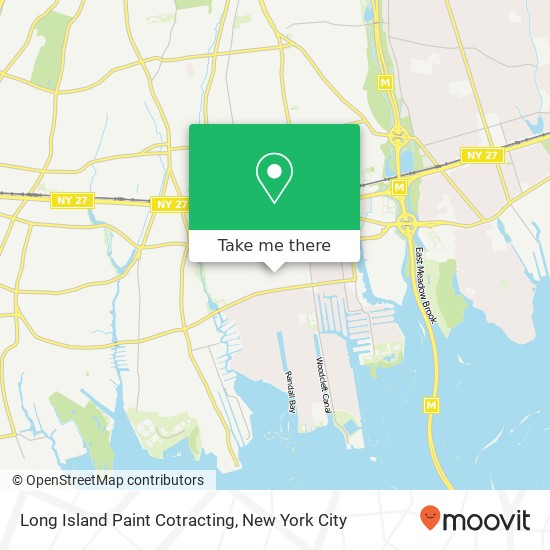 Long Island Paint Cotracting map