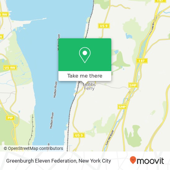 Mapa de Greenburgh Eleven Federation