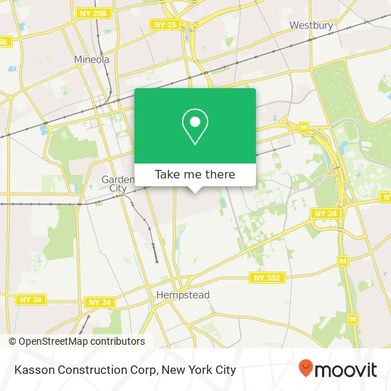 Kasson Construction Corp map