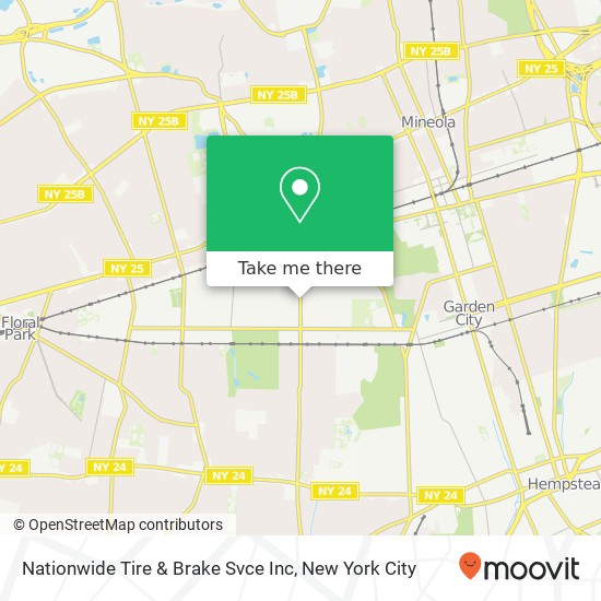 Nationwide Tire & Brake Svce Inc map