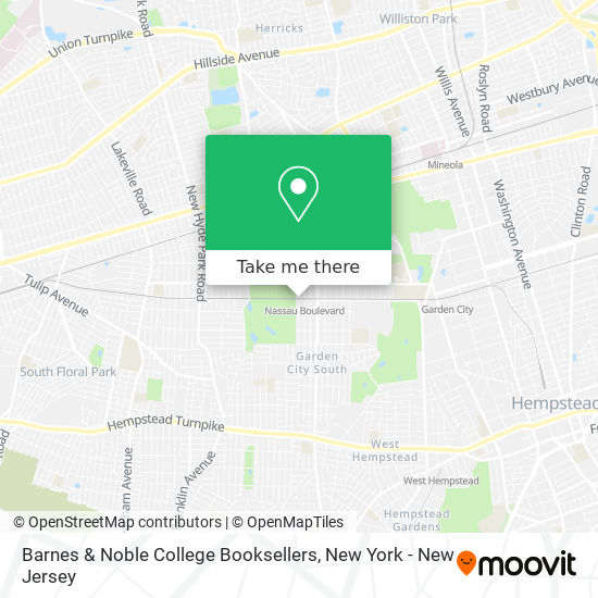 Mapa de Barnes & Noble College Booksellers