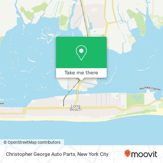 Christopher George Auto Parts map