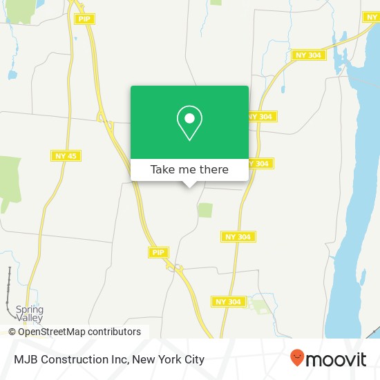 MJB Construction Inc map