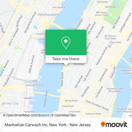Mapa de Manhattan Carwash Inc
