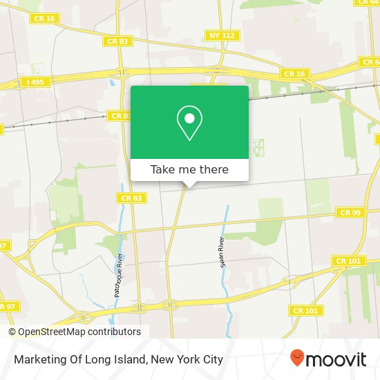 Marketing Of Long Island map