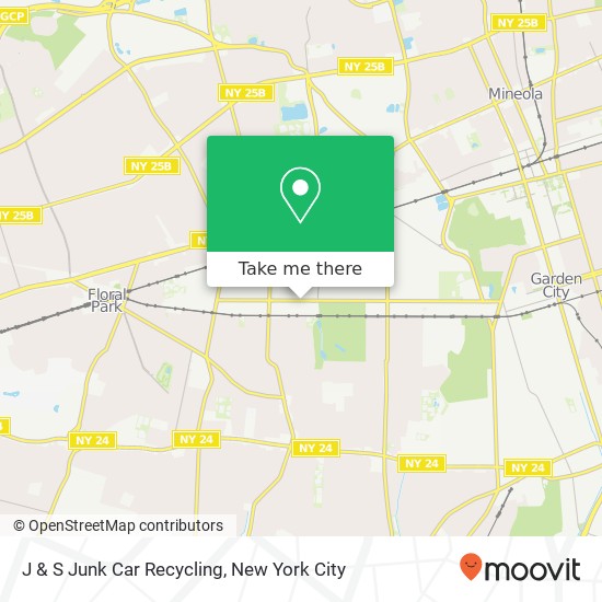 J & S Junk Car Recycling map