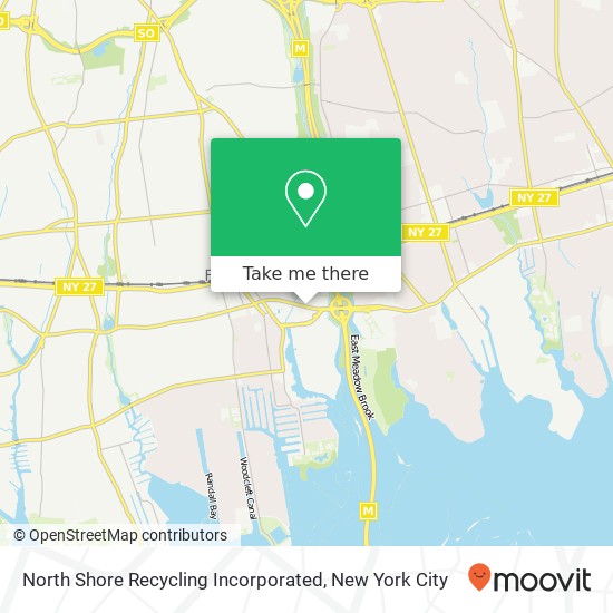 Mapa de North Shore Recycling Incorporated