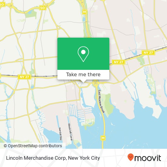 Mapa de Lincoln Merchandise Corp