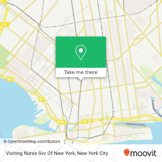 Visiting Nurse Svc Of New York map