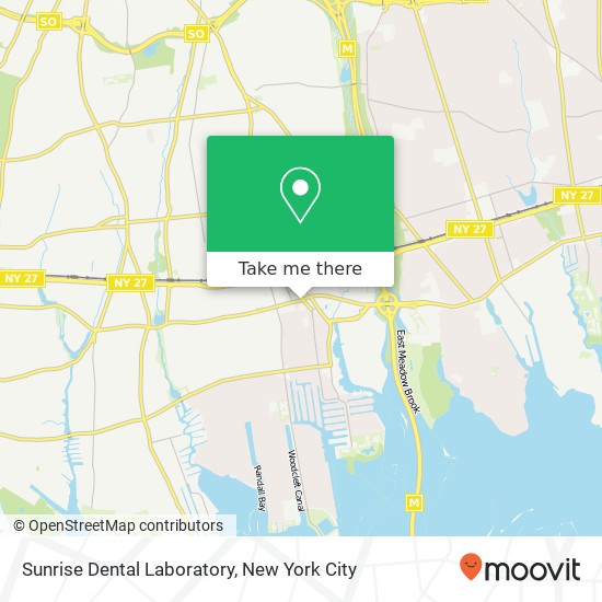 Sunrise Dental Laboratory map