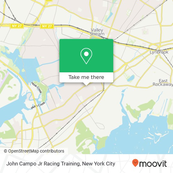 John Campo Jr Racing Training map