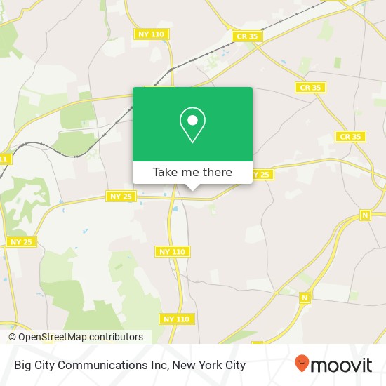 Mapa de Big City Communications Inc