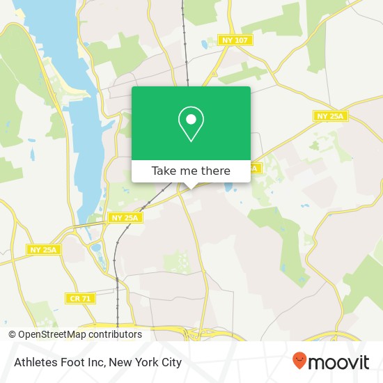 Athletes Foot Inc map