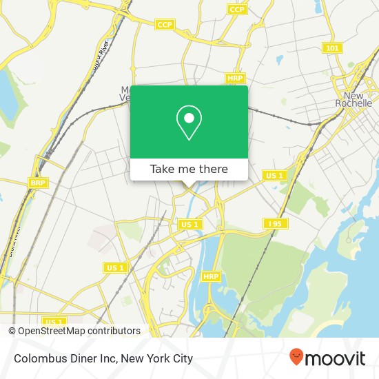 Mapa de Colombus Diner Inc