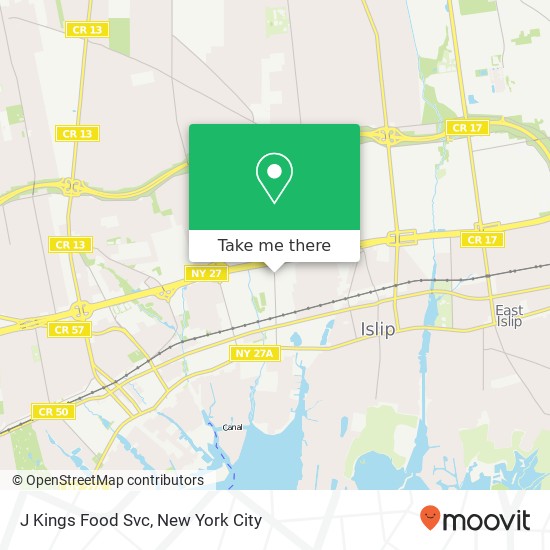 J Kings Food Svc map