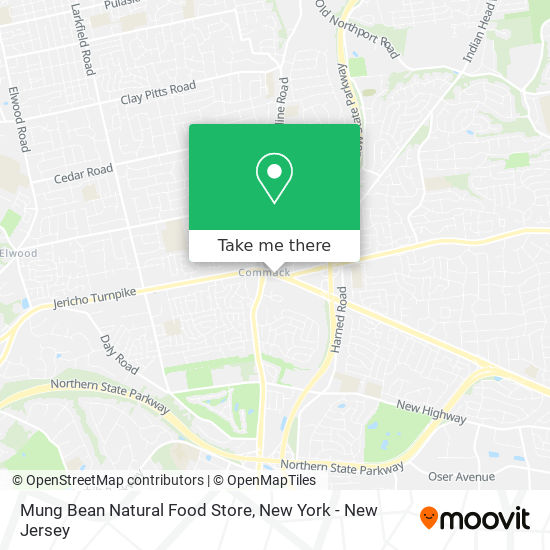 Mapa de Mung Bean Natural Food Store
