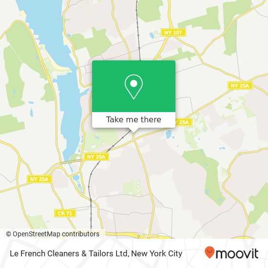 Le French Cleaners & Tailors Ltd map