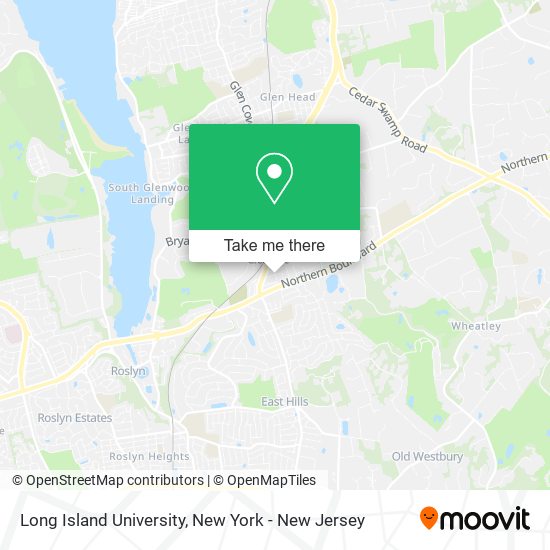 Long Island University map