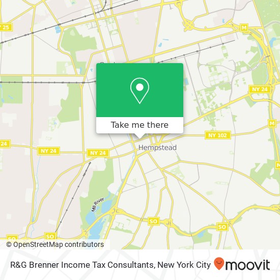 R&G Brenner Income Tax Consultants map