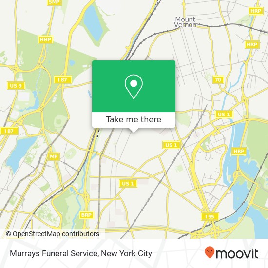 Mapa de Murrays Funeral Service