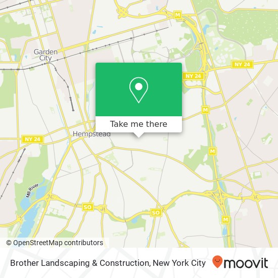 Brother Landscaping & Construction map